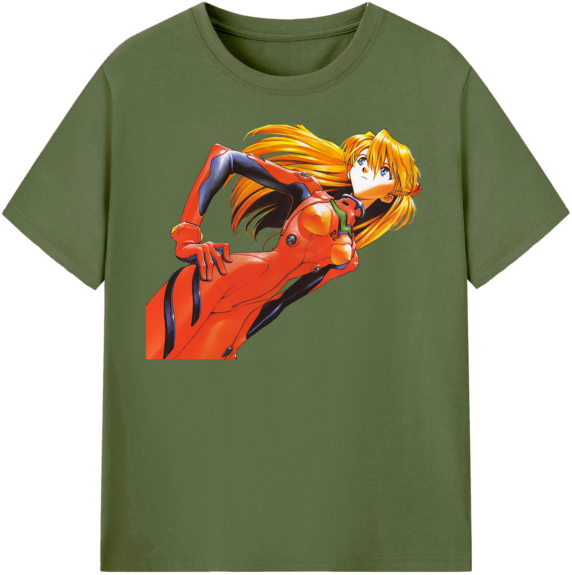 （画像用） EVA 新世紀エヴァンゲリオン 綿100％半袖Tシャツ（フロントプリント）